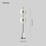 Floor Lamps for Living Room with Marble Disc