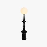 Black Retro Roman Column Floor Lamp
