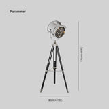 Industrial style Tripod Floor Lamp for Living Room