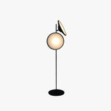 Metal Floor Lamp with Nordic Round Design