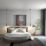 Direct Suspension Line Black Modern Pendant Light - Clowas