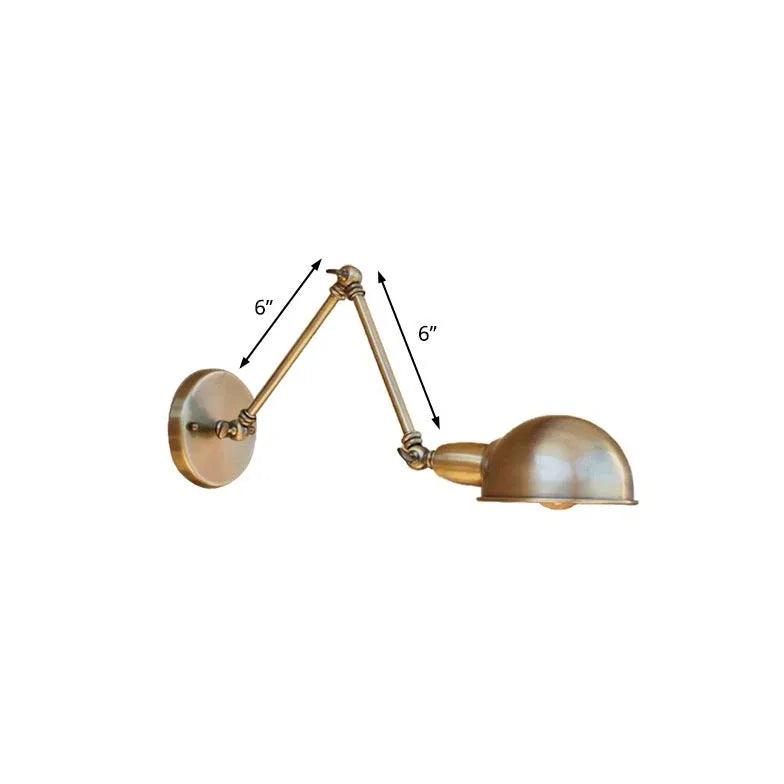 Semi Spherical Adjustable Industrial Wall Lights - Clowas