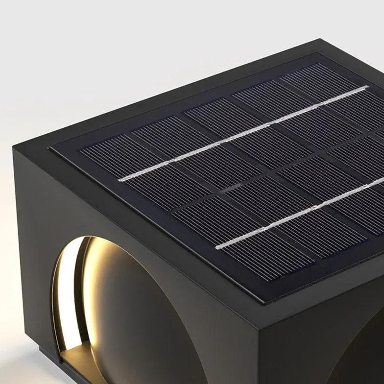 Semicircle Rectangle Led Outdoor Pillar Lights - Clowas