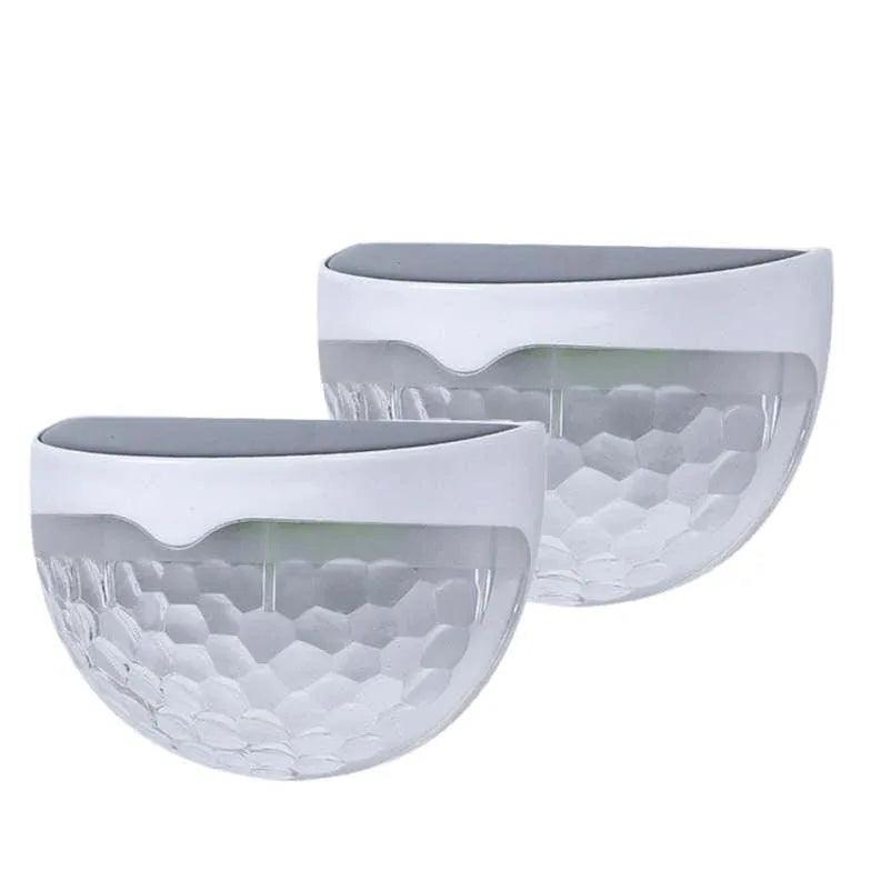 Shell Sensor Solar Outdoor Wall Lamp - Clowas