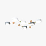 Macaron Round Bedroom Modern Ceiling Light