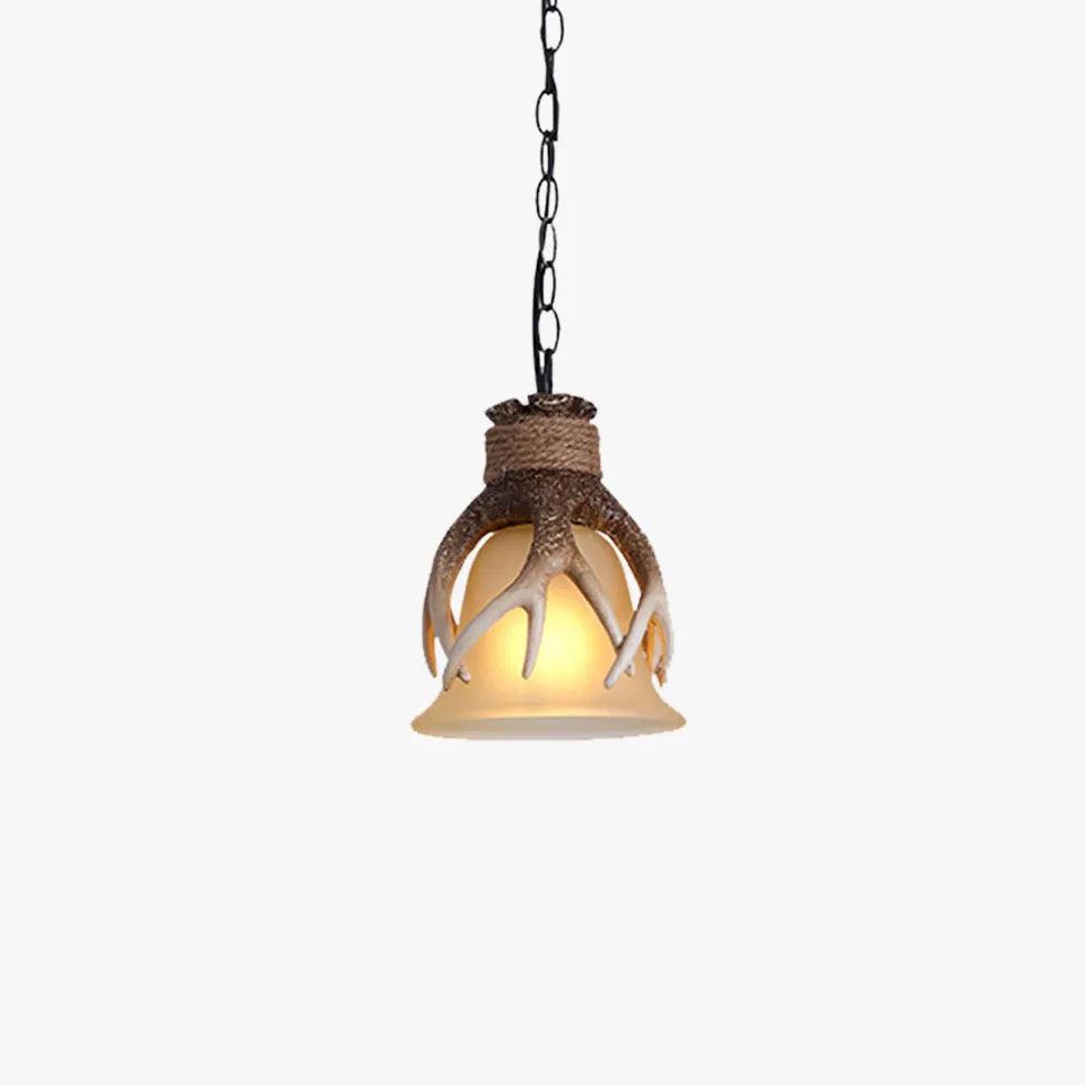 Glass Shade Hanging Chain Pendant Light - Clowas