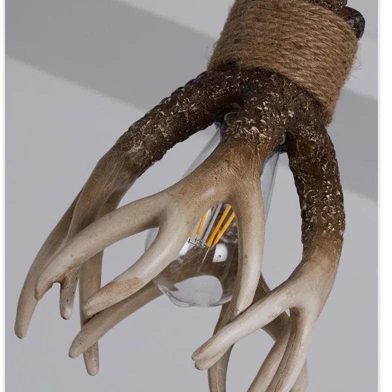 Glass Shade Hanging Chain Pendant Light - Clowas