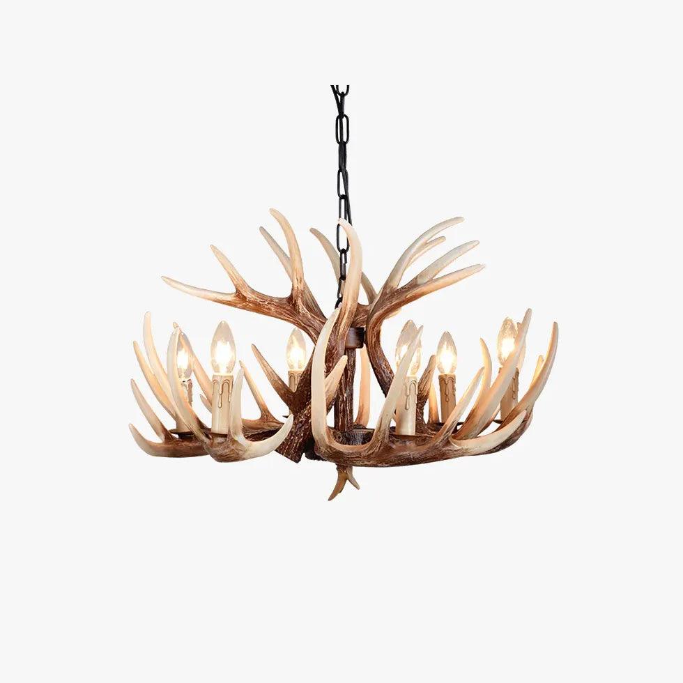 Faux Antler Vintage Candle Holder Chandelier - Clowas