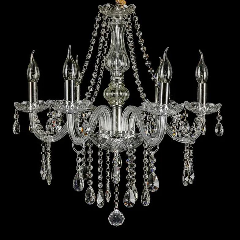 Glass Candle Holders Elegant Vintage Chandelier - Clowas