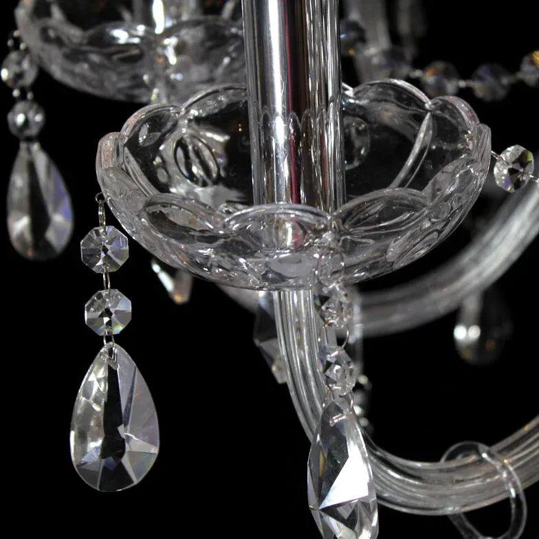 Glass Candle Holders Elegant Vintage Chandelier - Clowas