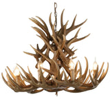 Faux Antler Wooden Candle Holder Vintage Chandelier - Clowas