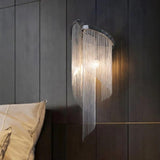 Silver Chain Modern Wall Lights - Clowas
