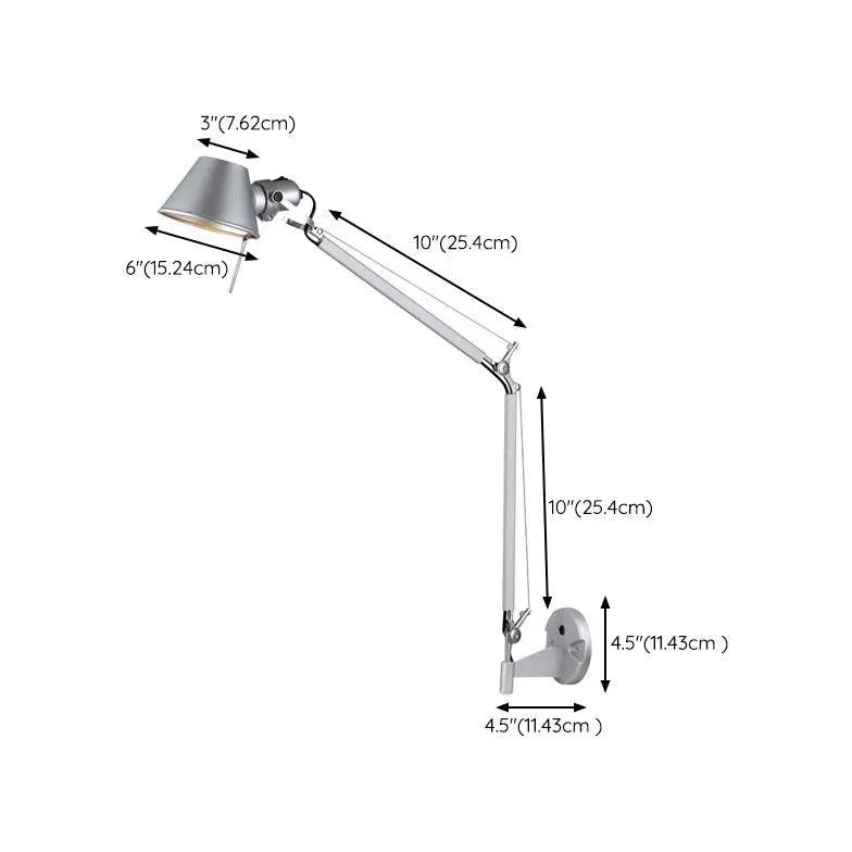 Silver Wall Light Plug in - Clowas