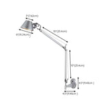 Silver Wall Light Plug in - Clowas