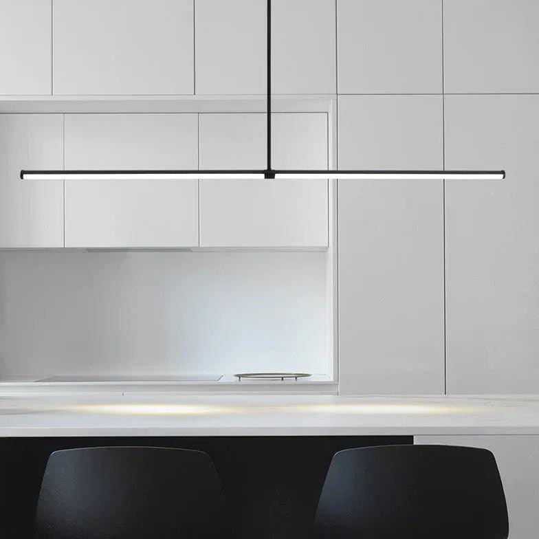 Single Linear Dining Room Modern Pendant Light - Clowas