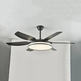 Six-Blade Modern Minimalist LED Fan Light - Clowas