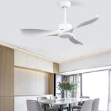 Sleek Black Modern Kitchen Ceiling Fan Light - Clowas