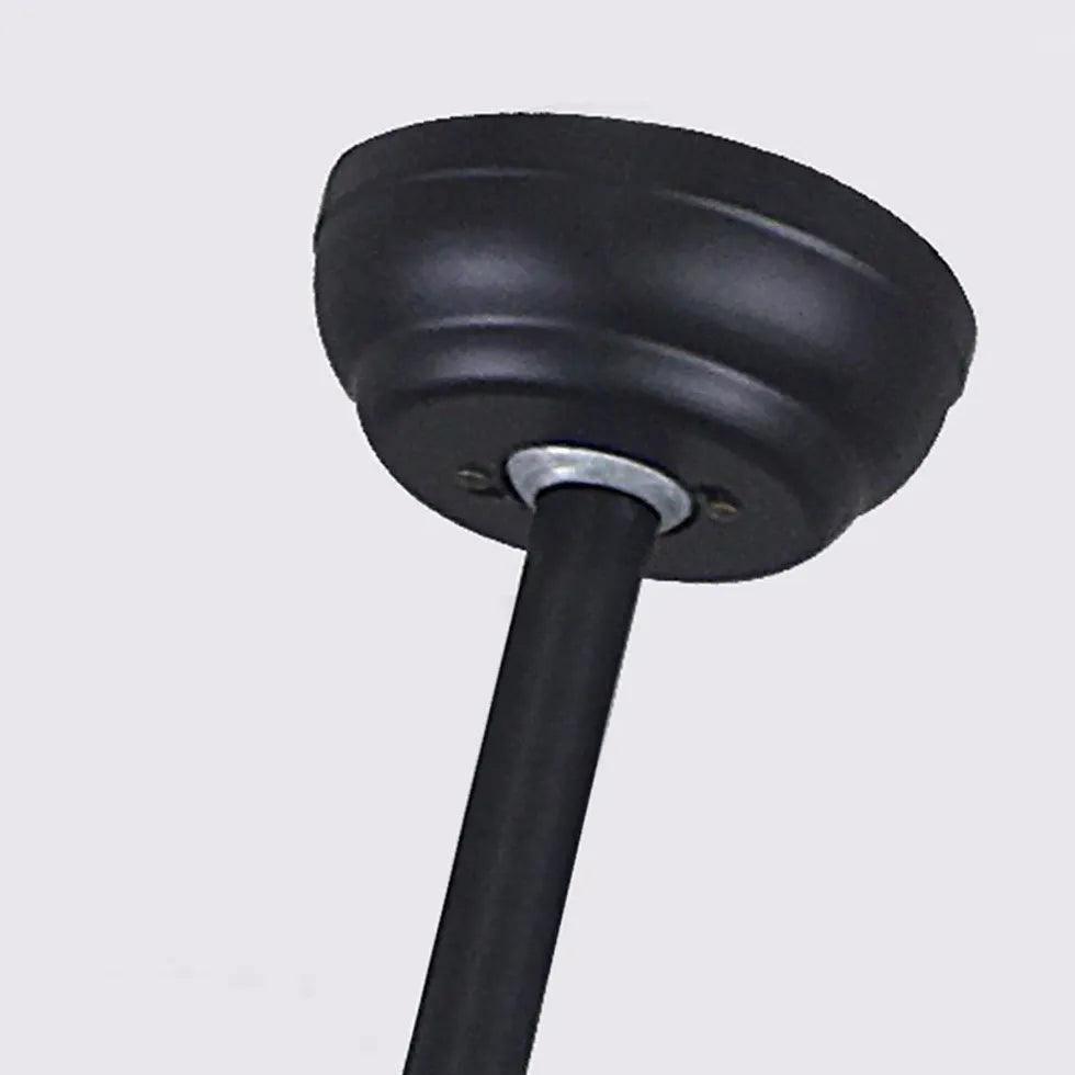 Sleek Black Modern Kitchen Ceiling Fan Light - Clowas