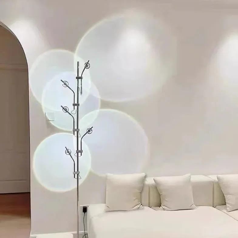 Slender Stand Floor Lamp with Shadow Decoration - Clowas