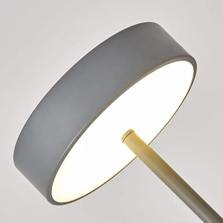 Slim Round Black Minimalist Floor Lamp - Clowas