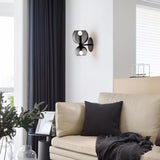 Nordic Creative Glass LED Up Down Wall Light for Bedroom