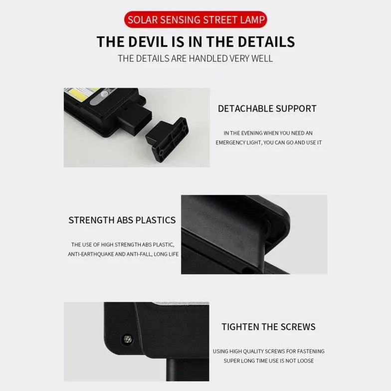 Solar Li Battery Outdoor Wall Light - Clowas