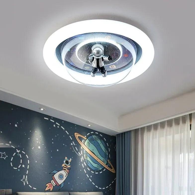 Space Theme Bedroom Flush Ceiling Lights - Clowas