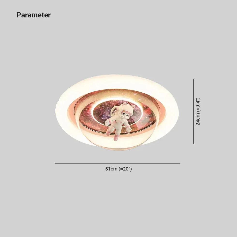 Space Theme Bedroom Flush Ceiling Lights - Clowas