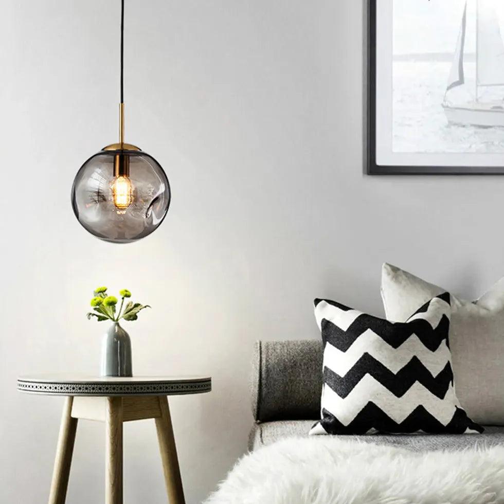 Spherical Bubbles Glass Modern Pendant Light - Clowas