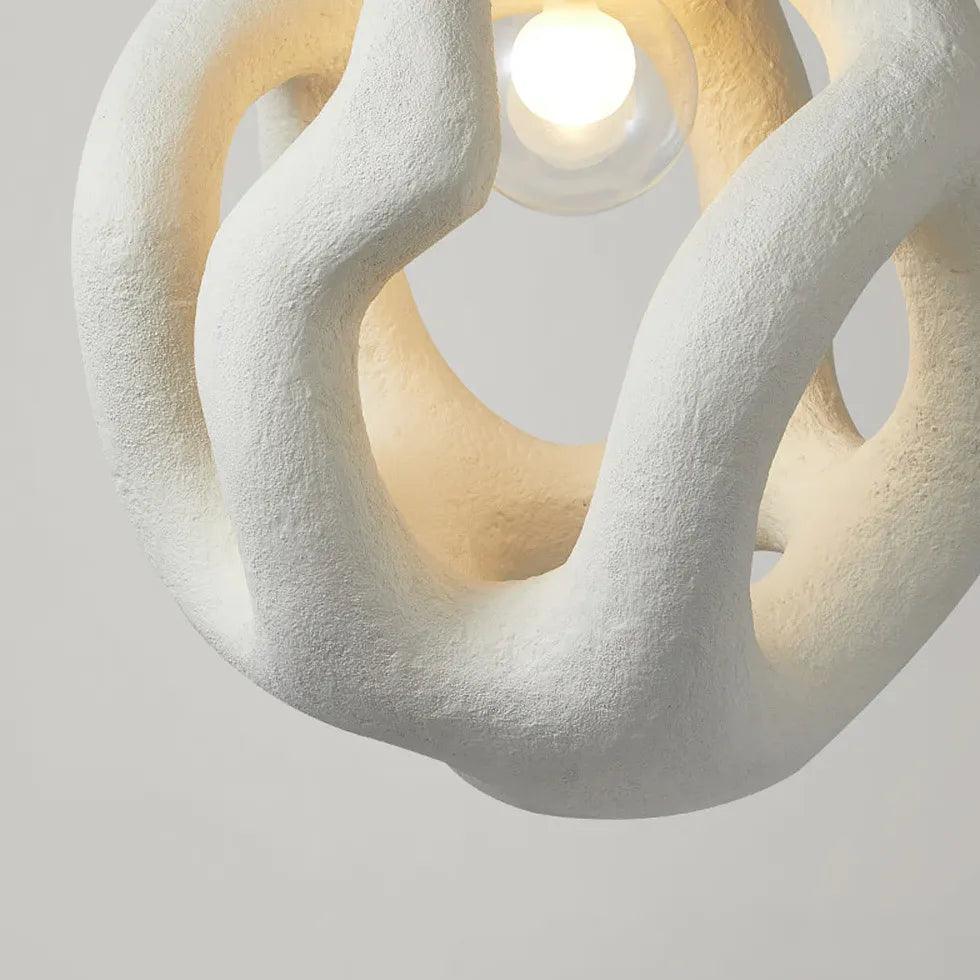Spherical Hollow Lampshade Sand Modern Pendant Light - Clowas