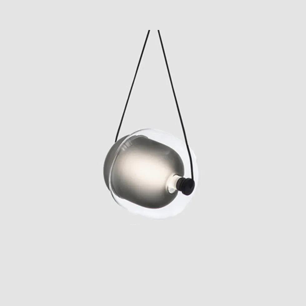 Spherical Modern Transparent Glass Pendant Light - Clowas