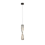 Spiral Strip Crystal Pendant Light - Clowas