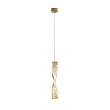 Spiral Strip Crystal Pendant Light - Clowas