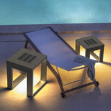 Square Frame black Outdoor Floor lamps - Clowas