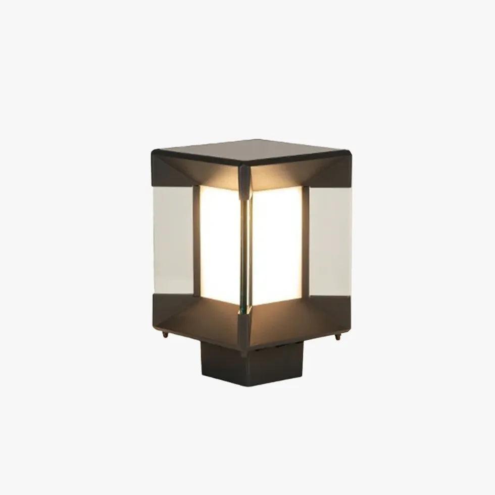 Square Solar Outdoor Pillar Lights - Clowas