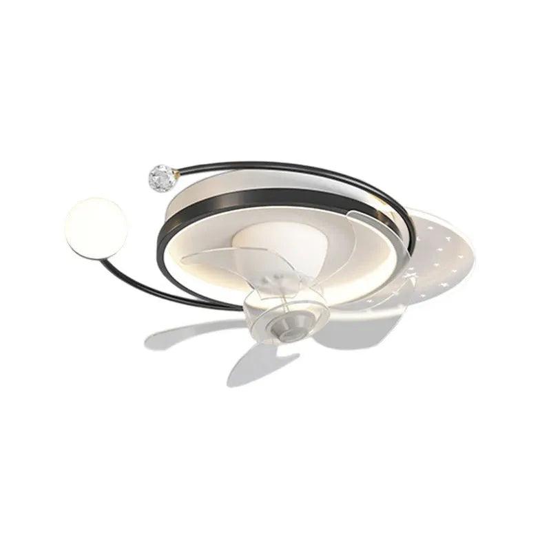 Star Ring LED Ceiling Fan With Light - Clowas