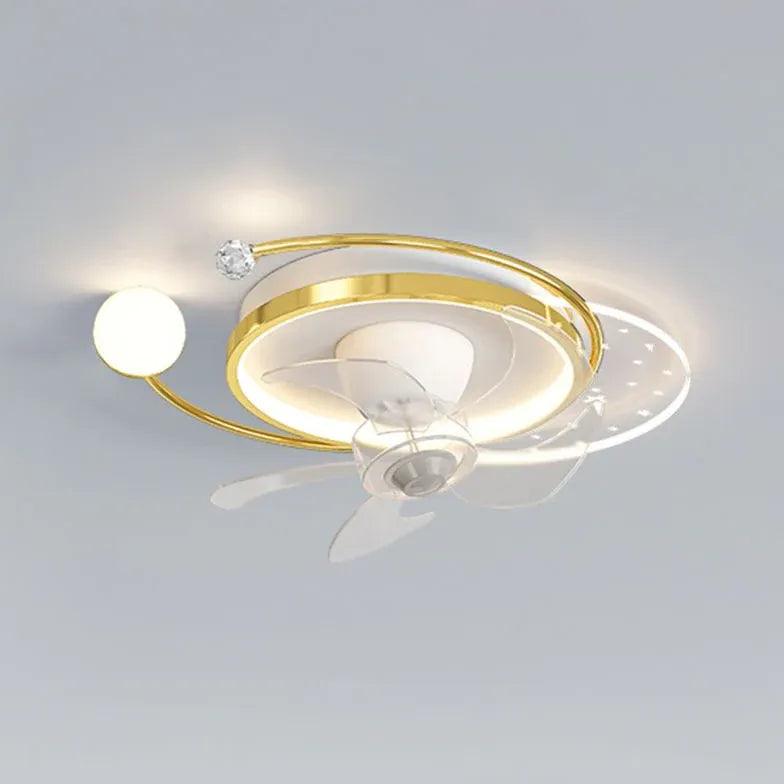 Star Ring LED Ceiling Fan With Light - Clowas