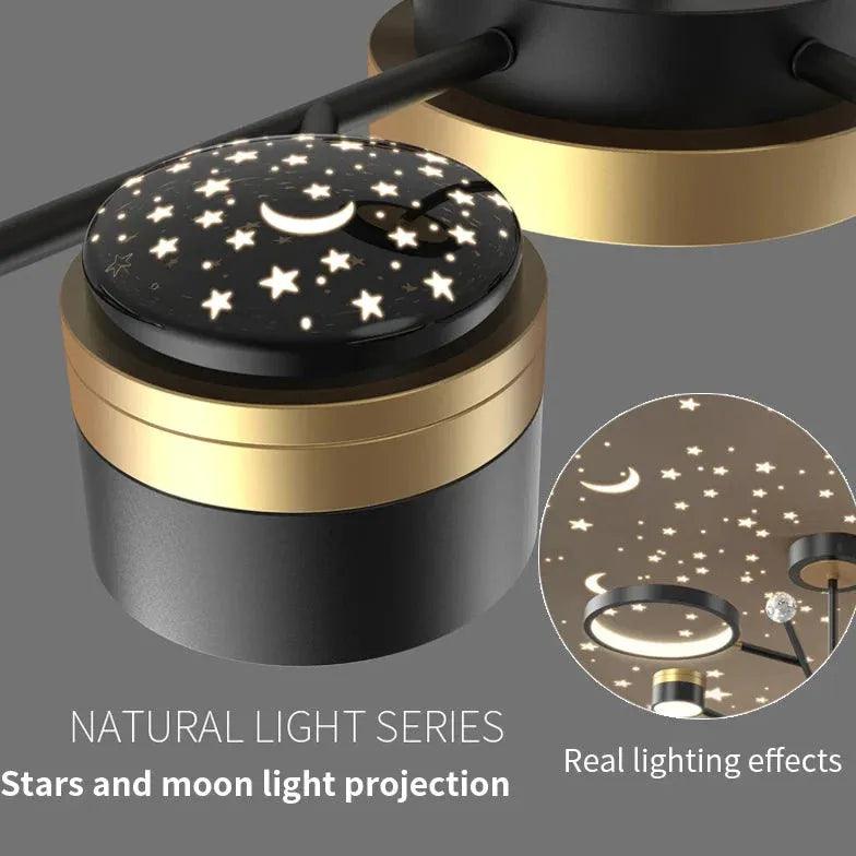 Starry Sky Projection LED Modern Pendant Light - Clowas