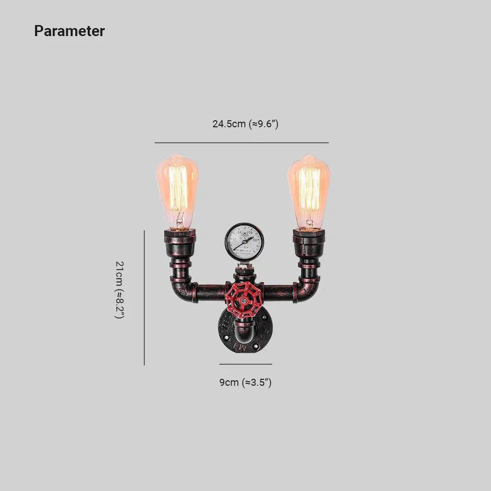 steampunk wall light vintage lighting - Clowas