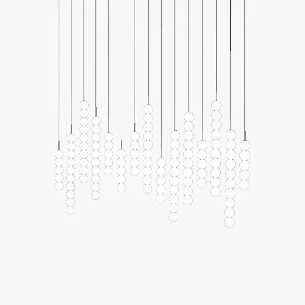 String of Pearls White Modern Pendant Light - Clowas