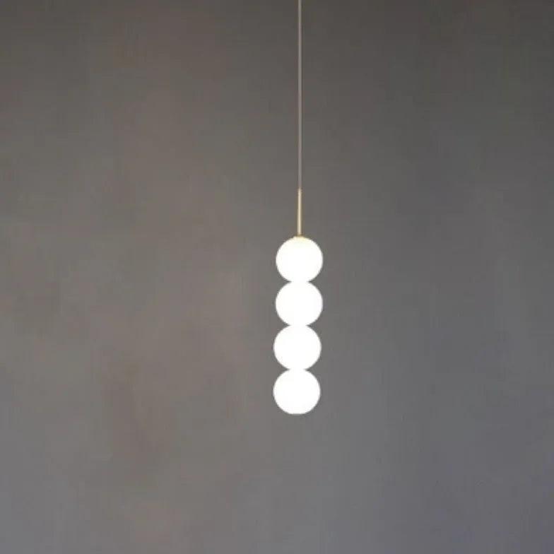 String of Pearls White Modern Pendant Light - Clowas