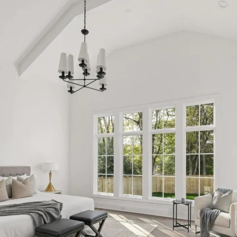 Tapered Chain Living Room LED Chandelier - Clowas