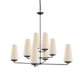 Tapered Chain Living Room LED Chandelier - Clowas