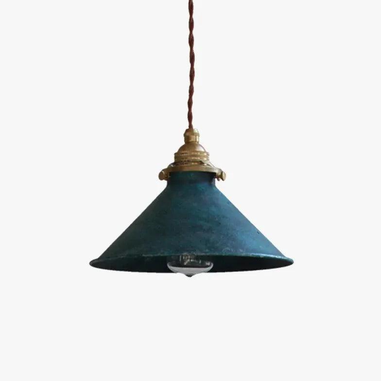 Textured Glass Lampshade Vintage Pendant Light - Clowas