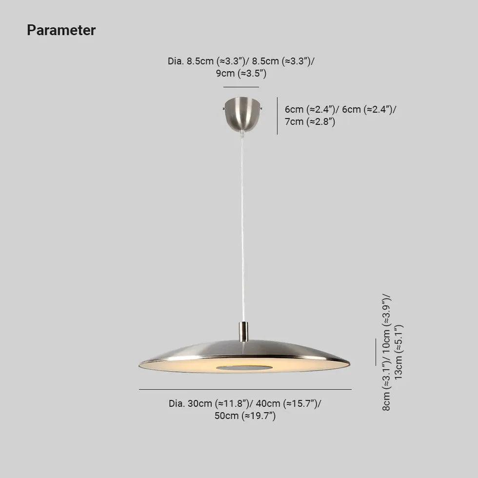 Thin Plate Dining Room Modern Pendant Light - Clowas