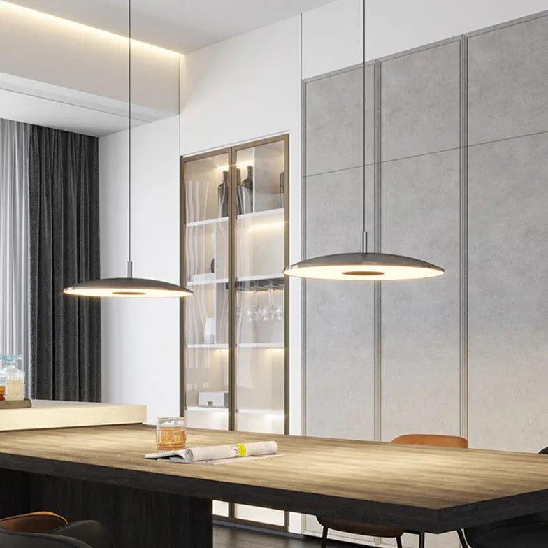 Thin Plate Dining Room Modern Pendant Light - Clowas