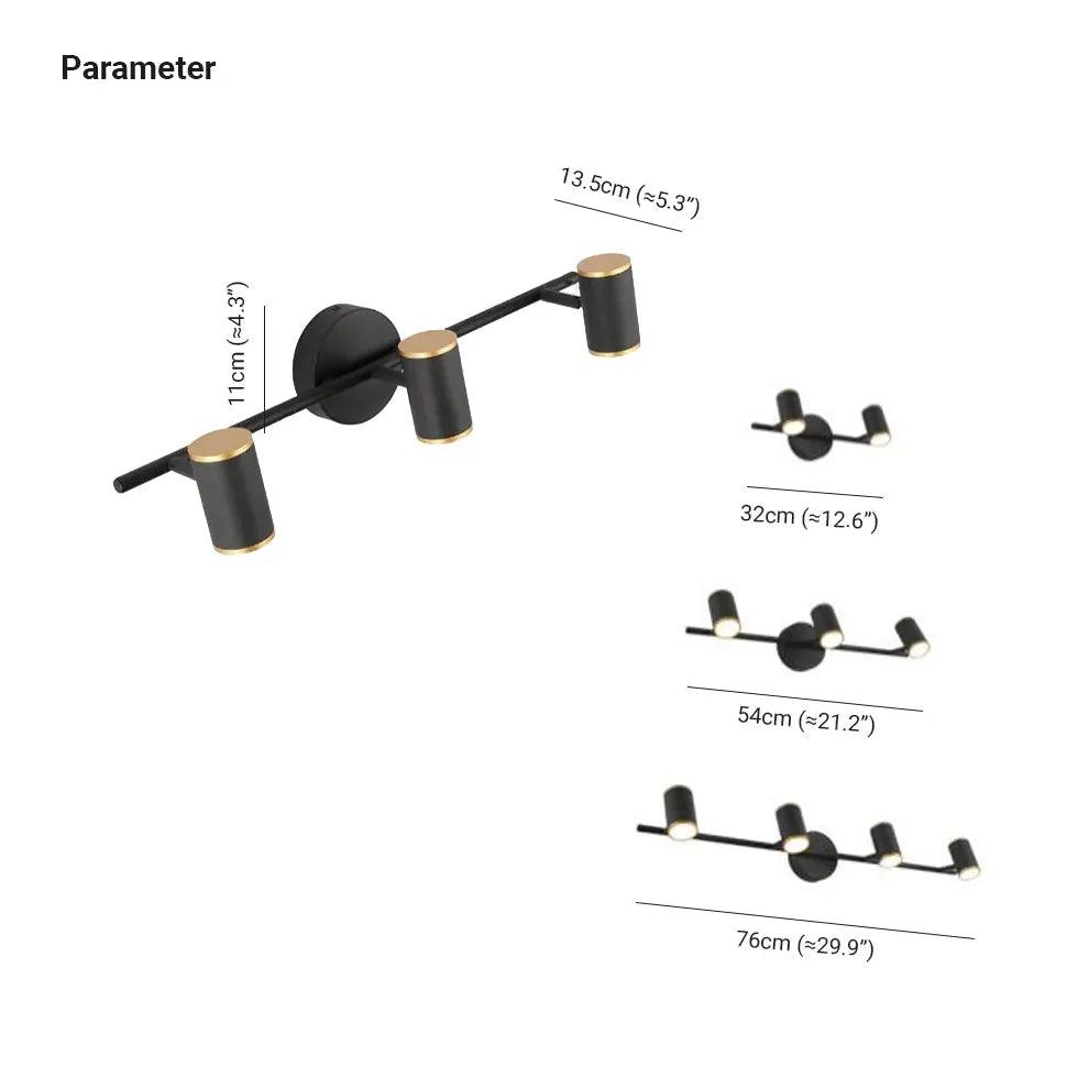 Three Head Downlight Modern Flush Ceiling Lights - Clowas