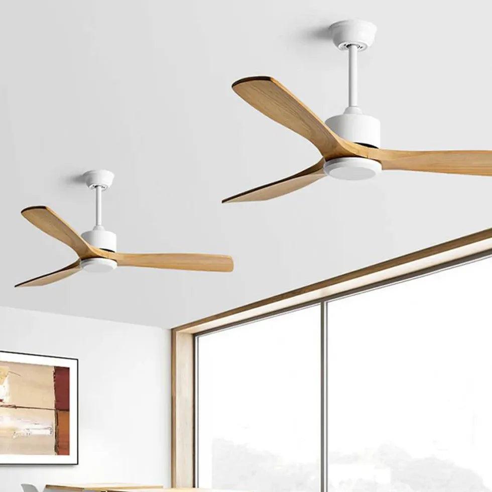 Three Leaves Modern Ceiling Fan with Light - Clowas