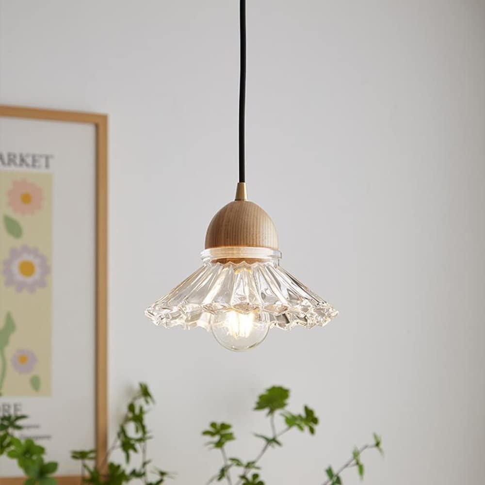 Vintage Single Made Glass Pendant Light