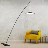Nordic Weeble Arc Black Metal Floor Lamp